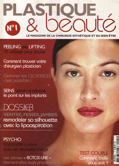 Article du magazine Plastique et beauté sur la rhinoplastie